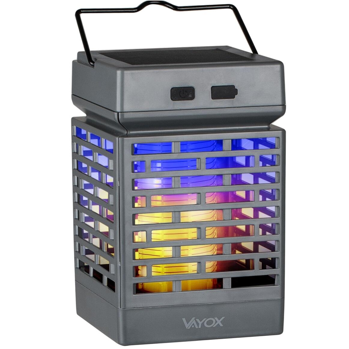 Lampa owadobójcza UV VAYOX VA0335 na komary muchy akumulatorowa solarna