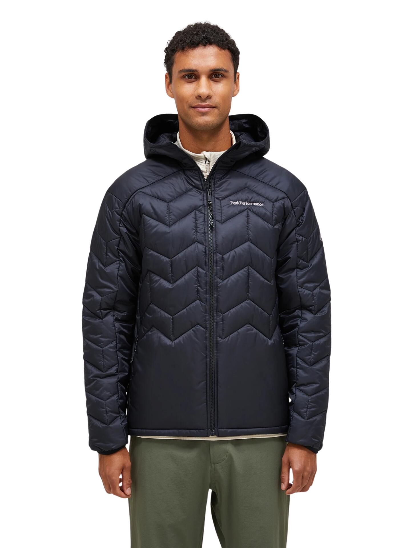 Kurtka Peak Performance męska Elevate Liner Hood czarna - L