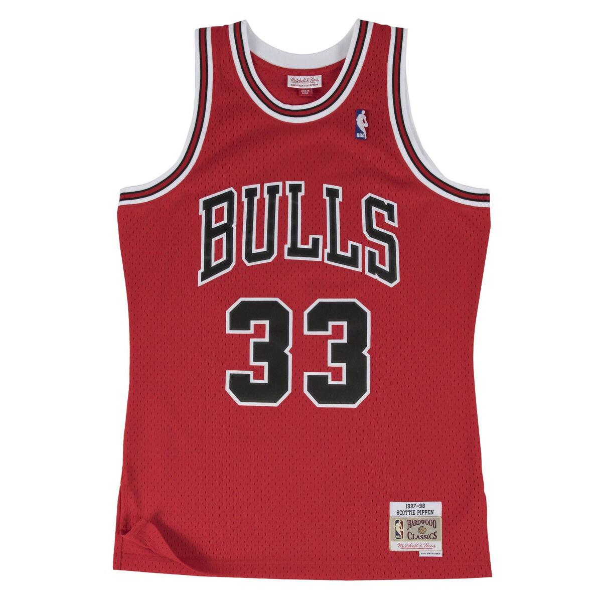 Koszulka do koszykówki Mitchell & Ness Chicago Bulls NBA Scottie Pippen #33