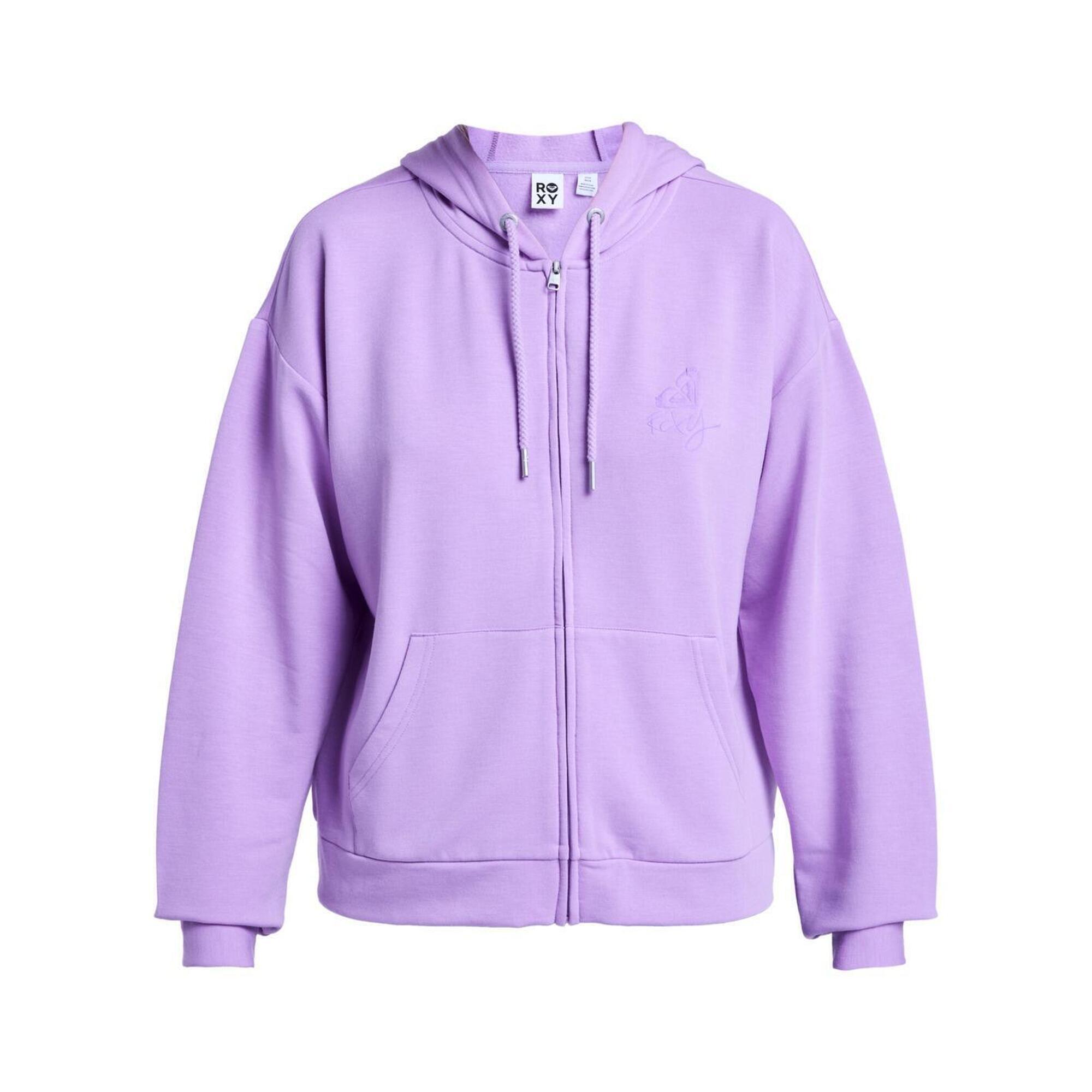 Bluza na zamek dla Kobiety SURFING BY DAYLIGHT Fioletowy