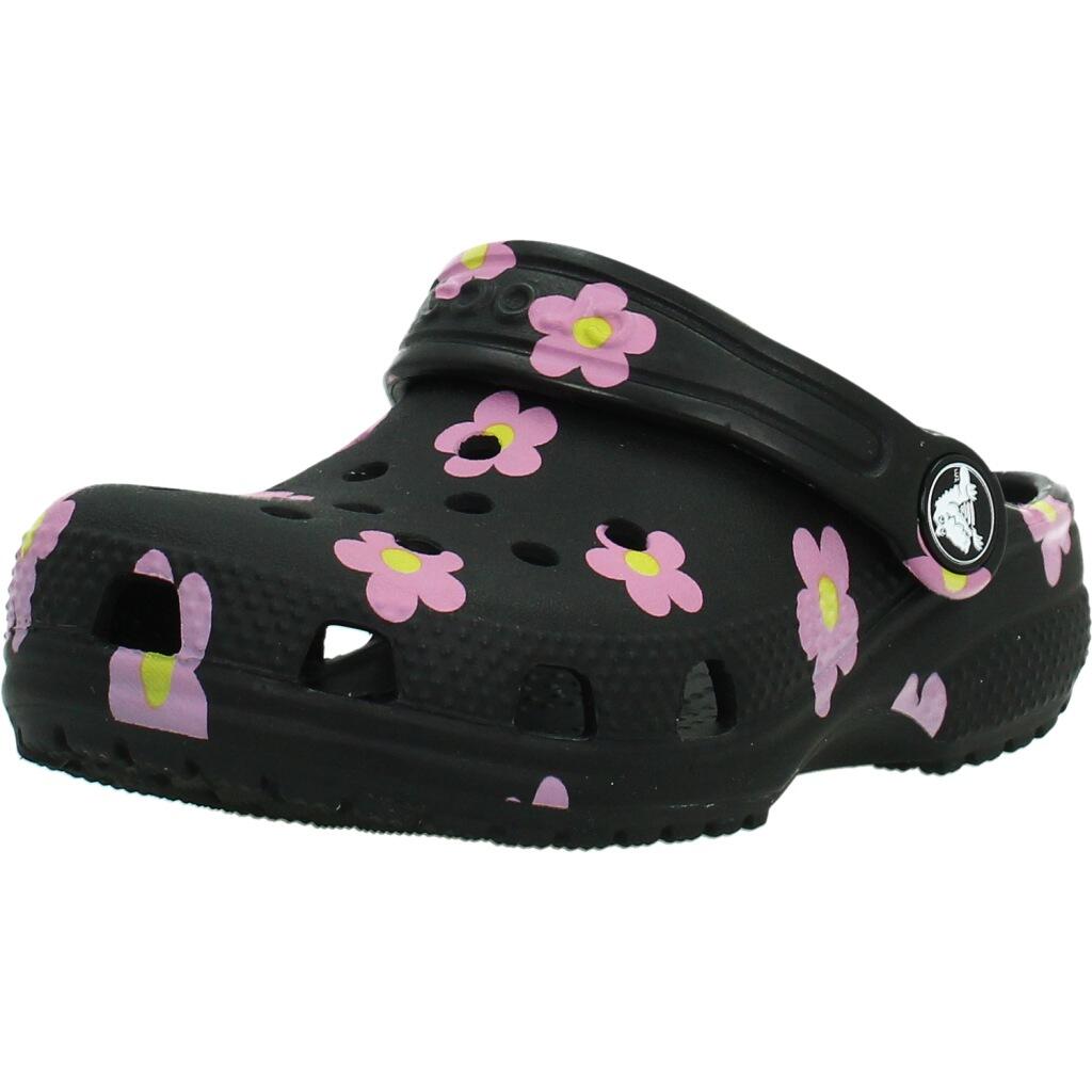 Sandały CROCS CLASSIC FLOWER CLOG Czarny