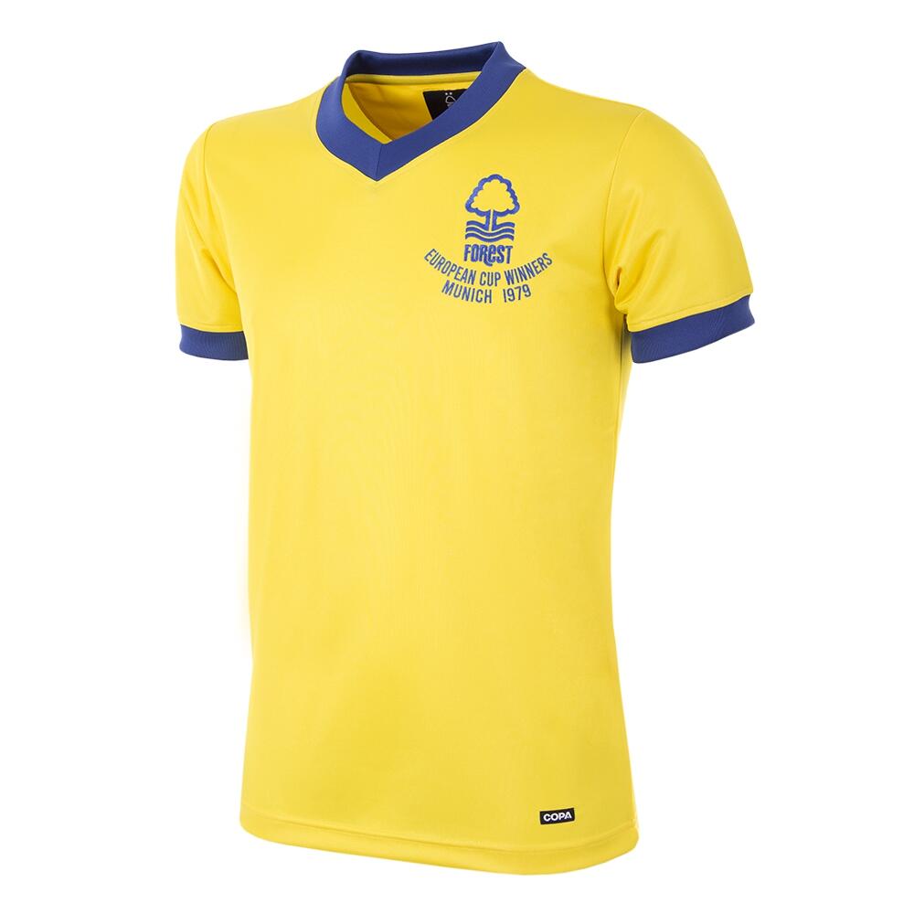 Koszulka piłkarska retro - dorosły - Nottingham Forest 1979-1980 - Żółty