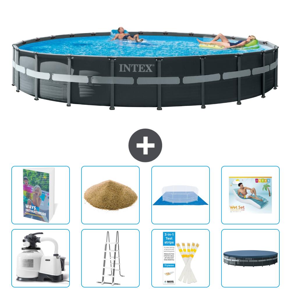 INTEX Basen Ultra XTR Okrągły - 732x132 cm - 9-częściowy S545