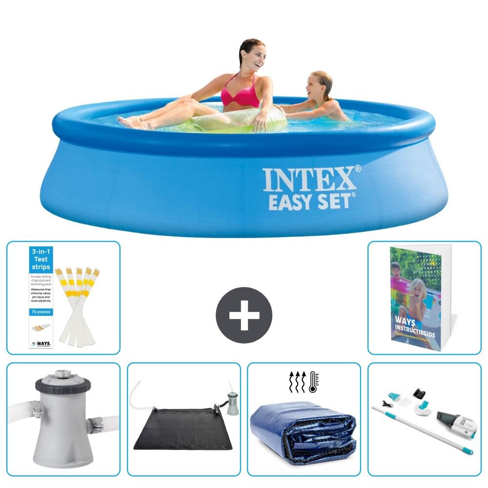 INTEX Basen Easy Set Okrągły - 244x61 cm - 7-częściowy S252