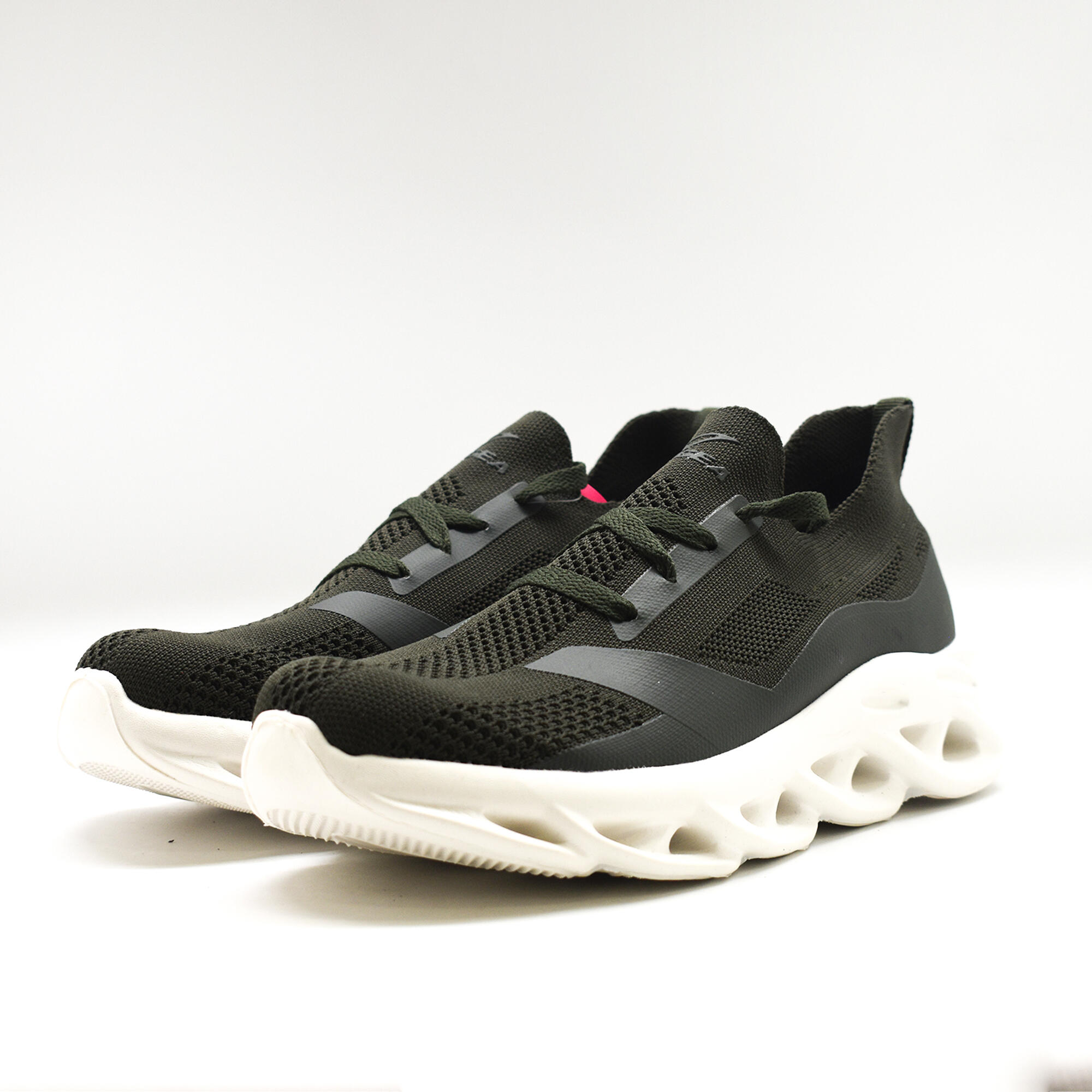 Buty sportowe PERLA zielony militarny
