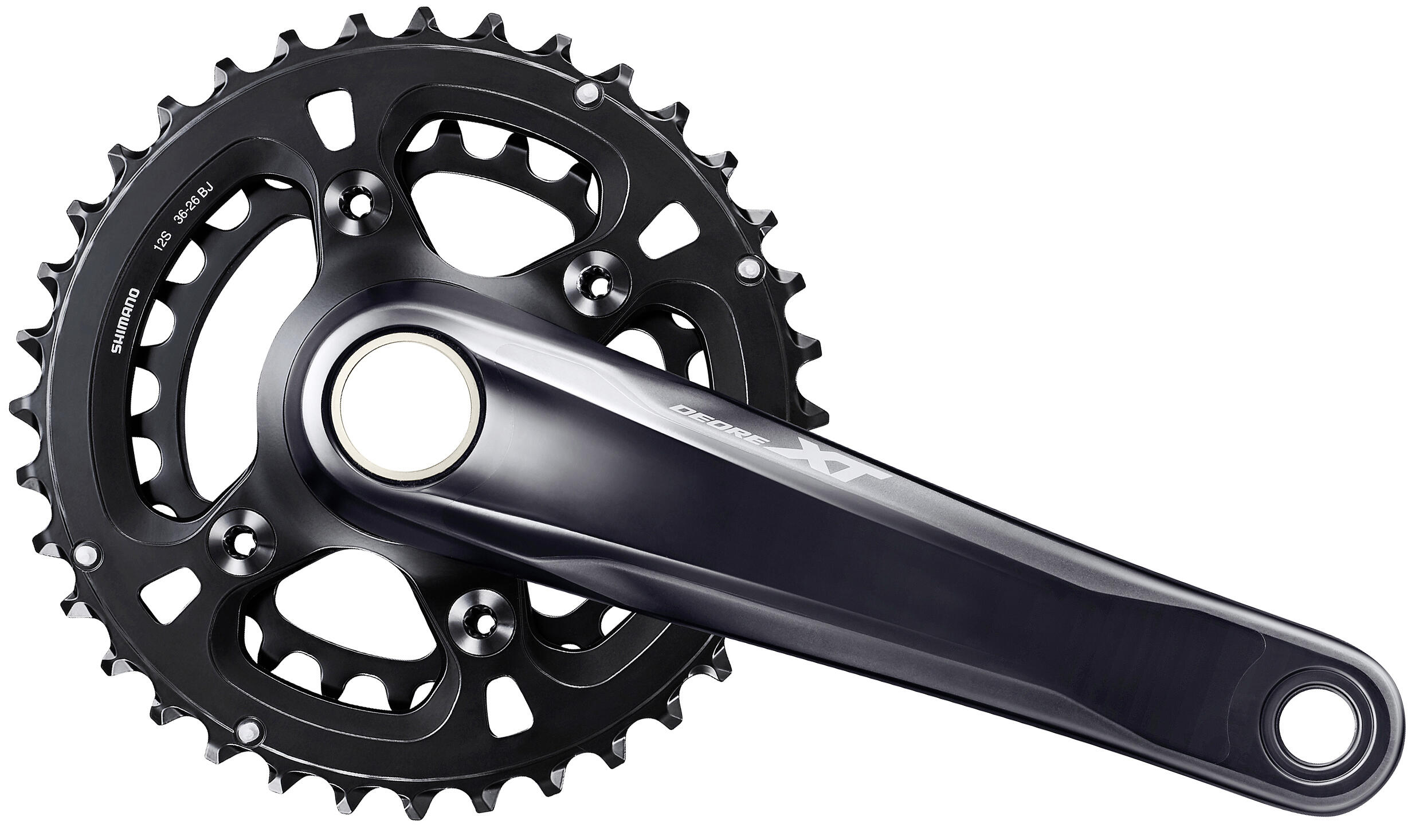 Mechanizm korbowy DEORE XT FC-M8120-B2 2x12-rzędowy, 165 mm
