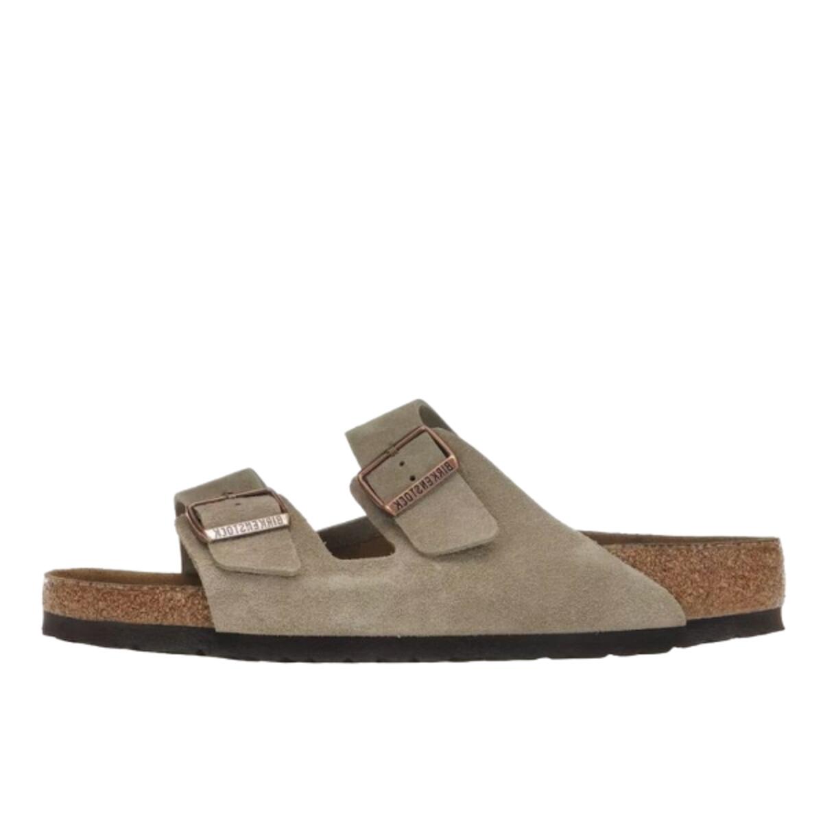 Birkenstock Arizona Soft Assise plantaire Suede Taupe