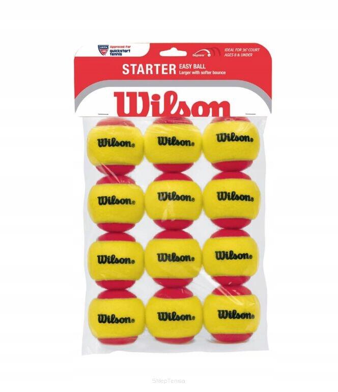 Piłki tenisowe juniorskie Wilson Starter Red 12B