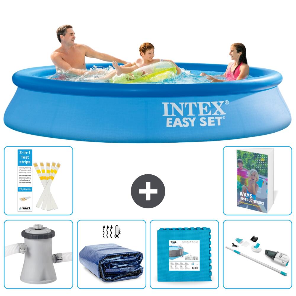INTEX Basen Easy Set Okrągły - 305x61 cm - 7-częściowy S319
