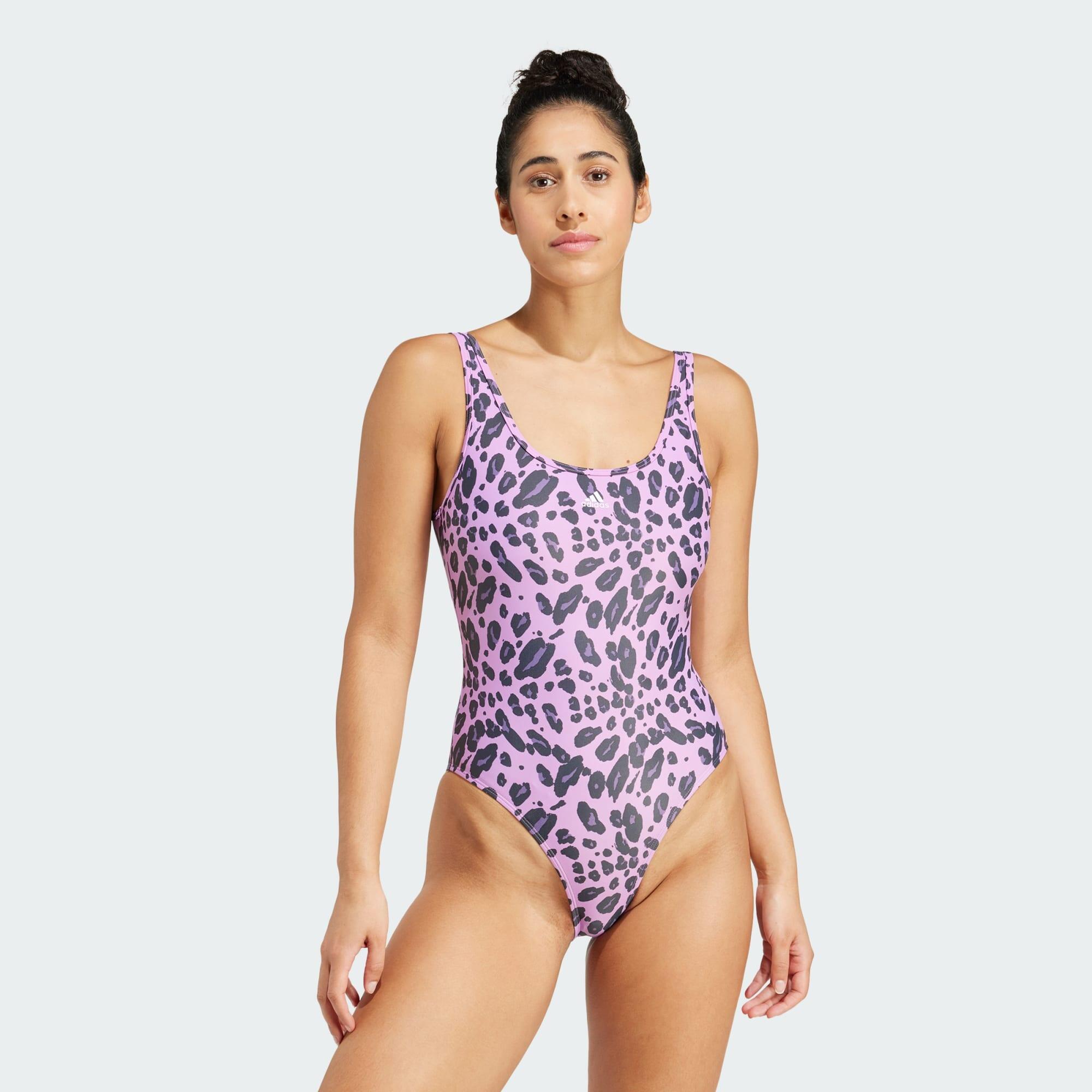 Strój do pływania Essentials Animal Print U-Back