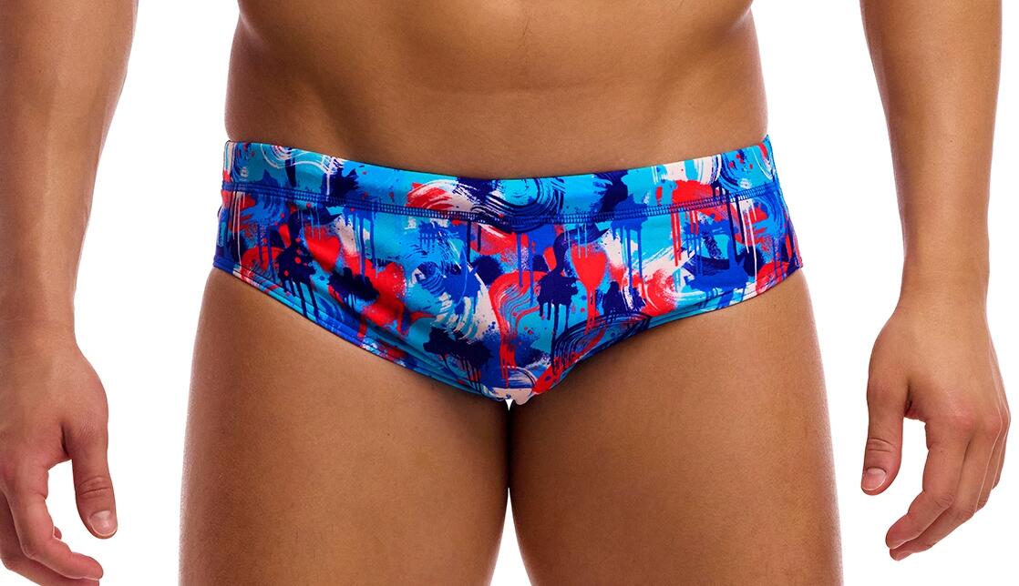 Kąpielówki męskie Funky Trunks Messy Messy Messy - slipy