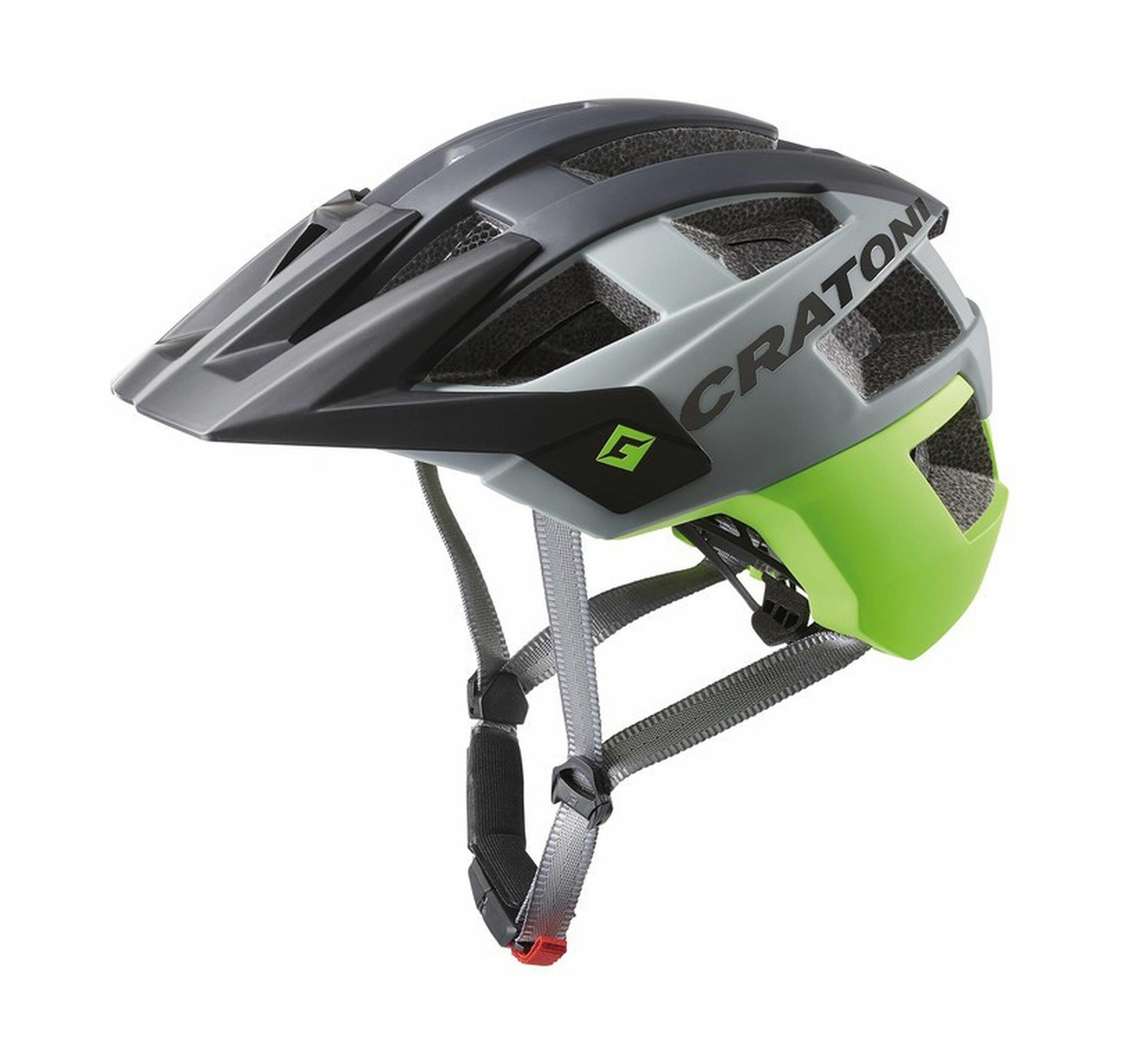 Kask rowerowy MTB AllSet czarny/limonkowy matowy
