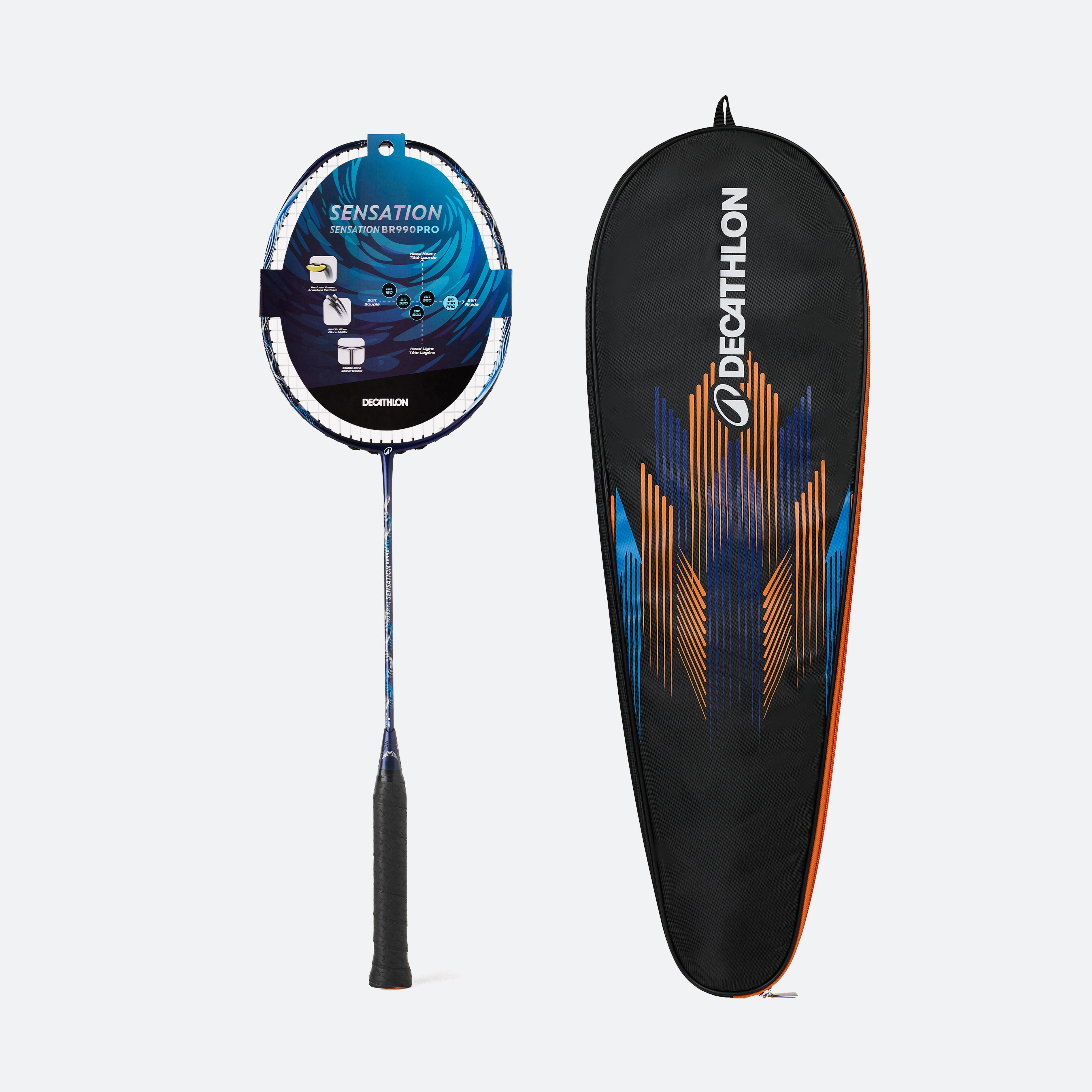 Rakieta do badmintona Perfly BR Sensation 990 Pro naciągnięta