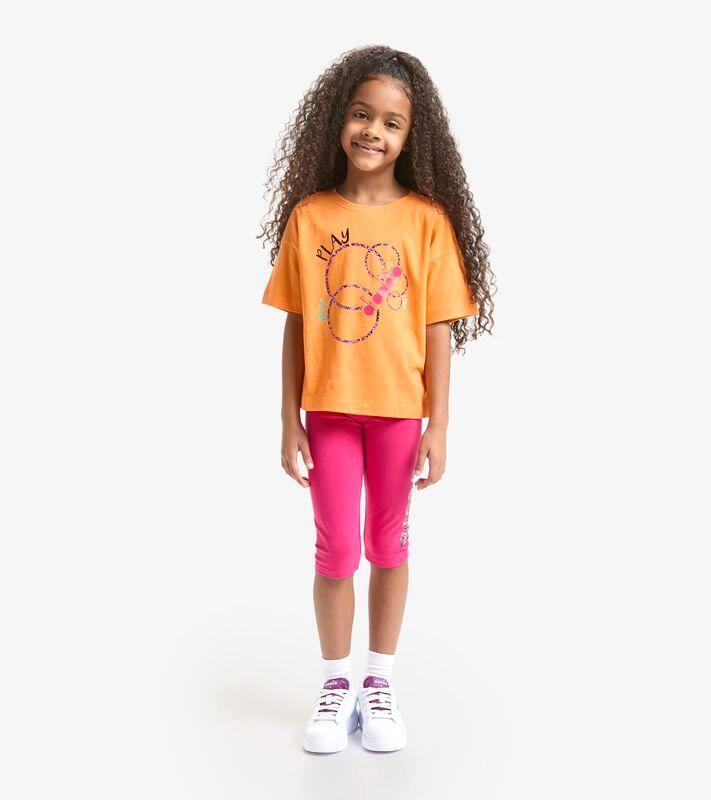 Komplet dziecięcy koszulka + legginsy Diadora JG Set Hoops Junior
