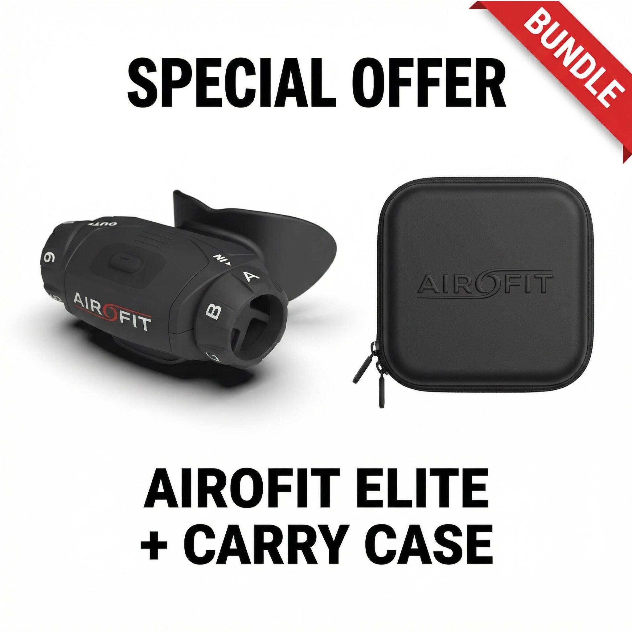 Trenażer oddechowy Airofit Elite z etui