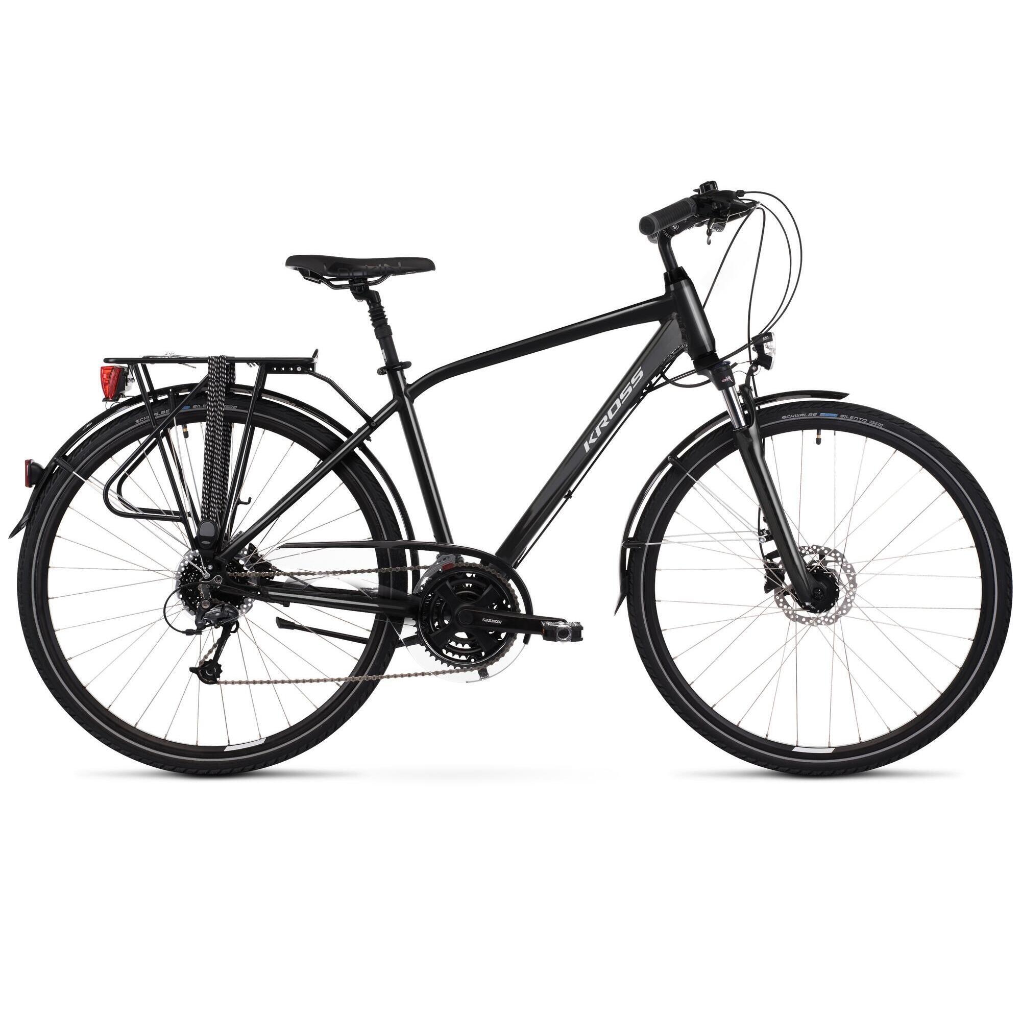 Kross Trans 5.0 M 28 19 czarny/szary połysk rower