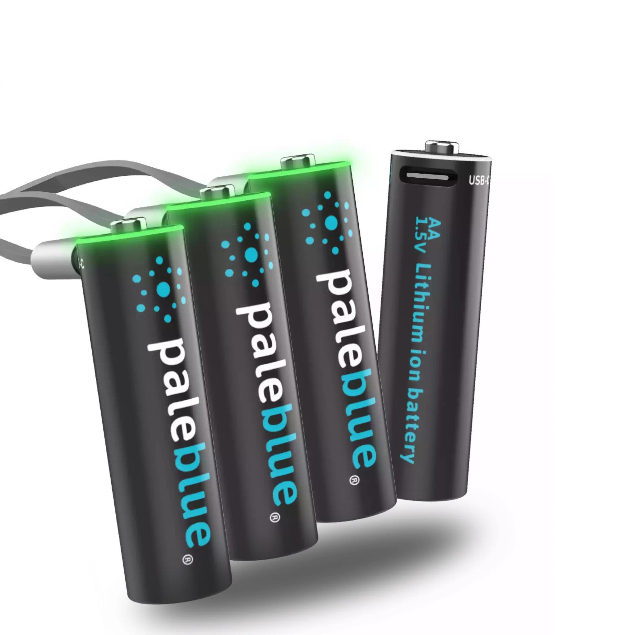 Akumulator Pale Blue AA LR06 1700 mAh z portem ładowania USB-C