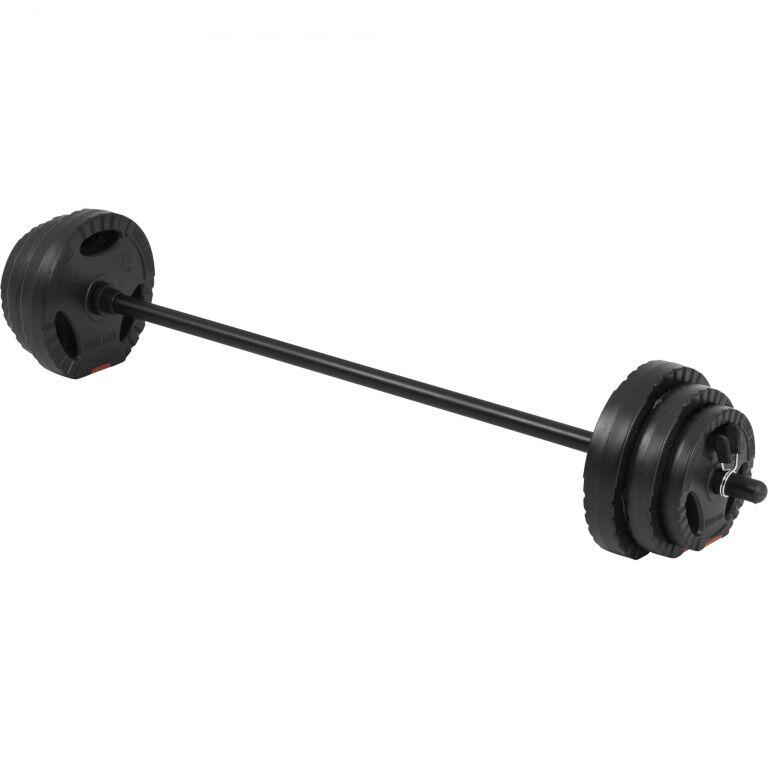 Gryf fitness, obciążenia treningowe winylowe Gorilla Sports 20kg