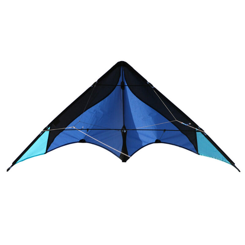 Latawiec Elliot Delta Basic Niebiesko-czarny 1013507 Niebieski 117 x 59 cm
