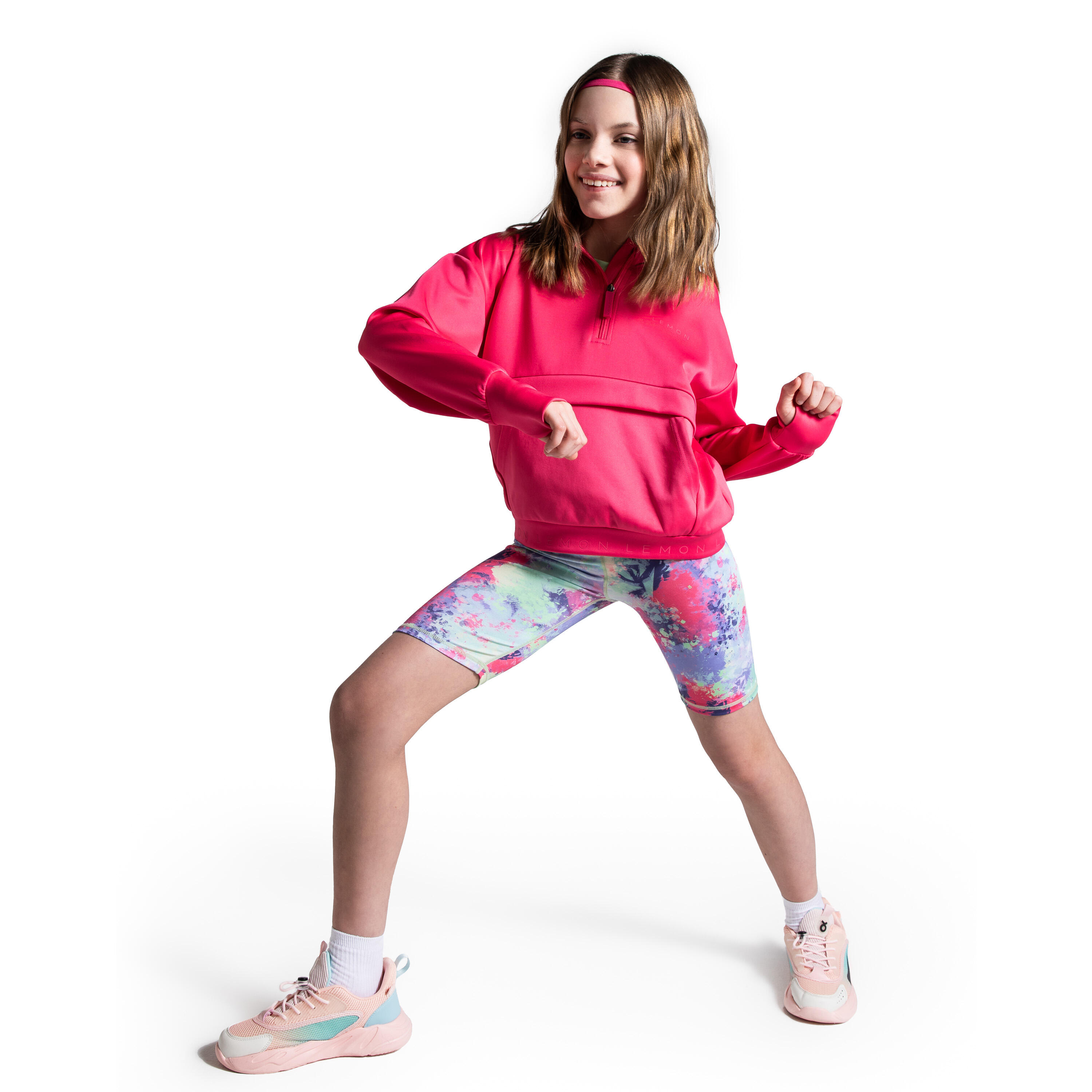 Legginsy sportowe dla dzieci Lemon Explore WL5 krótkie