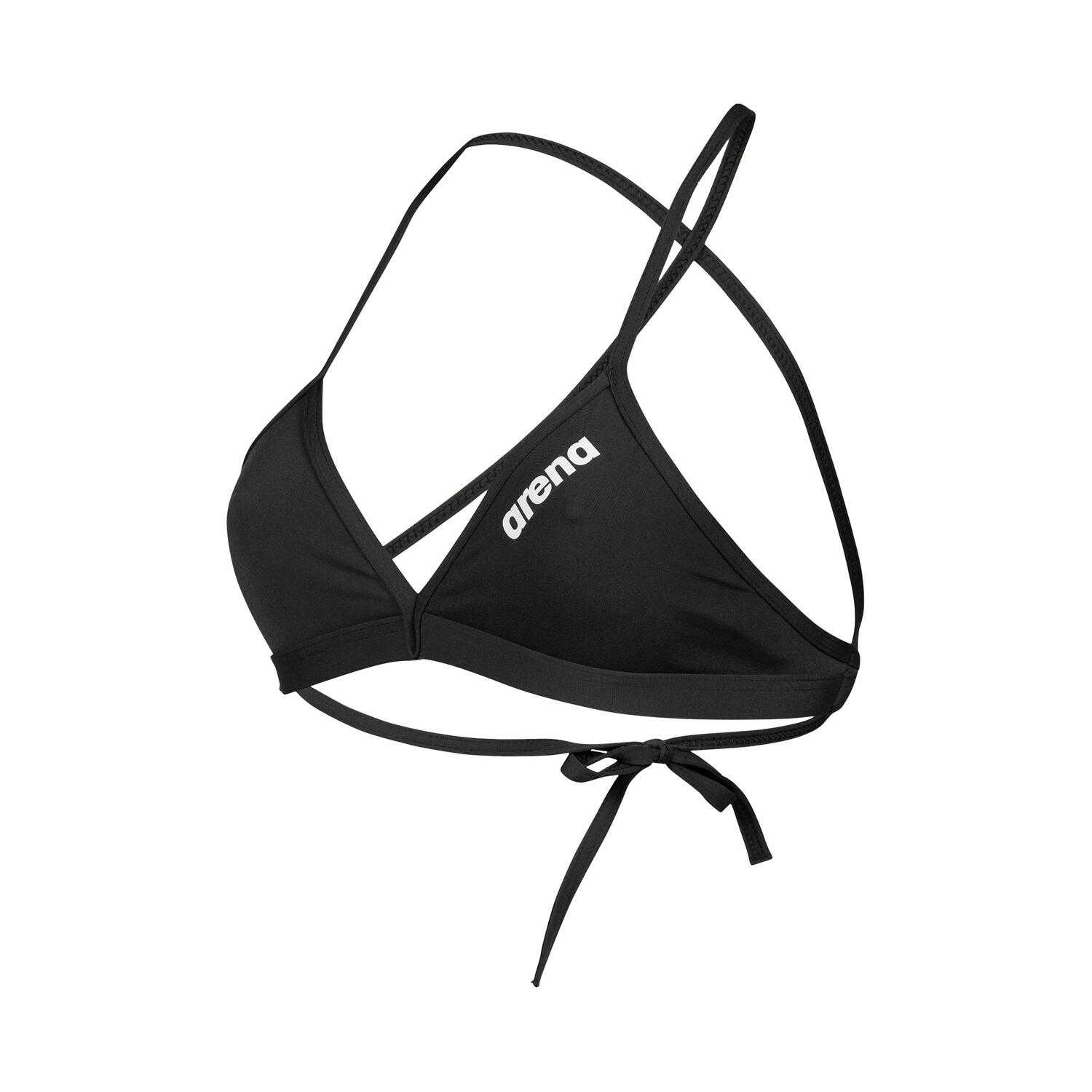 Arena Dames Bikini Topje Team Tie Back Zwart