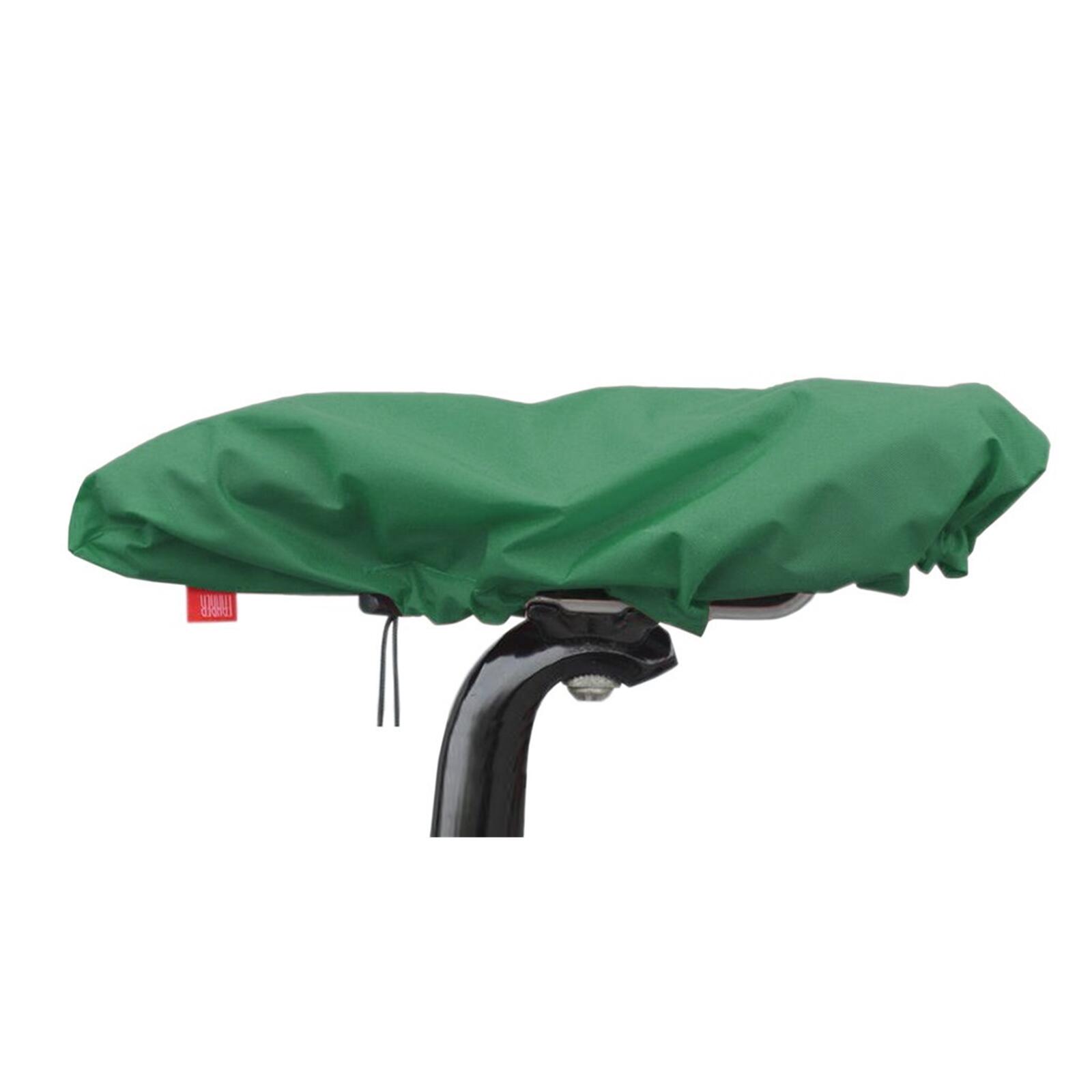 FAHRER Kappe pokrowiec na siodełko wodoodporny nylon zielony do 17 cm