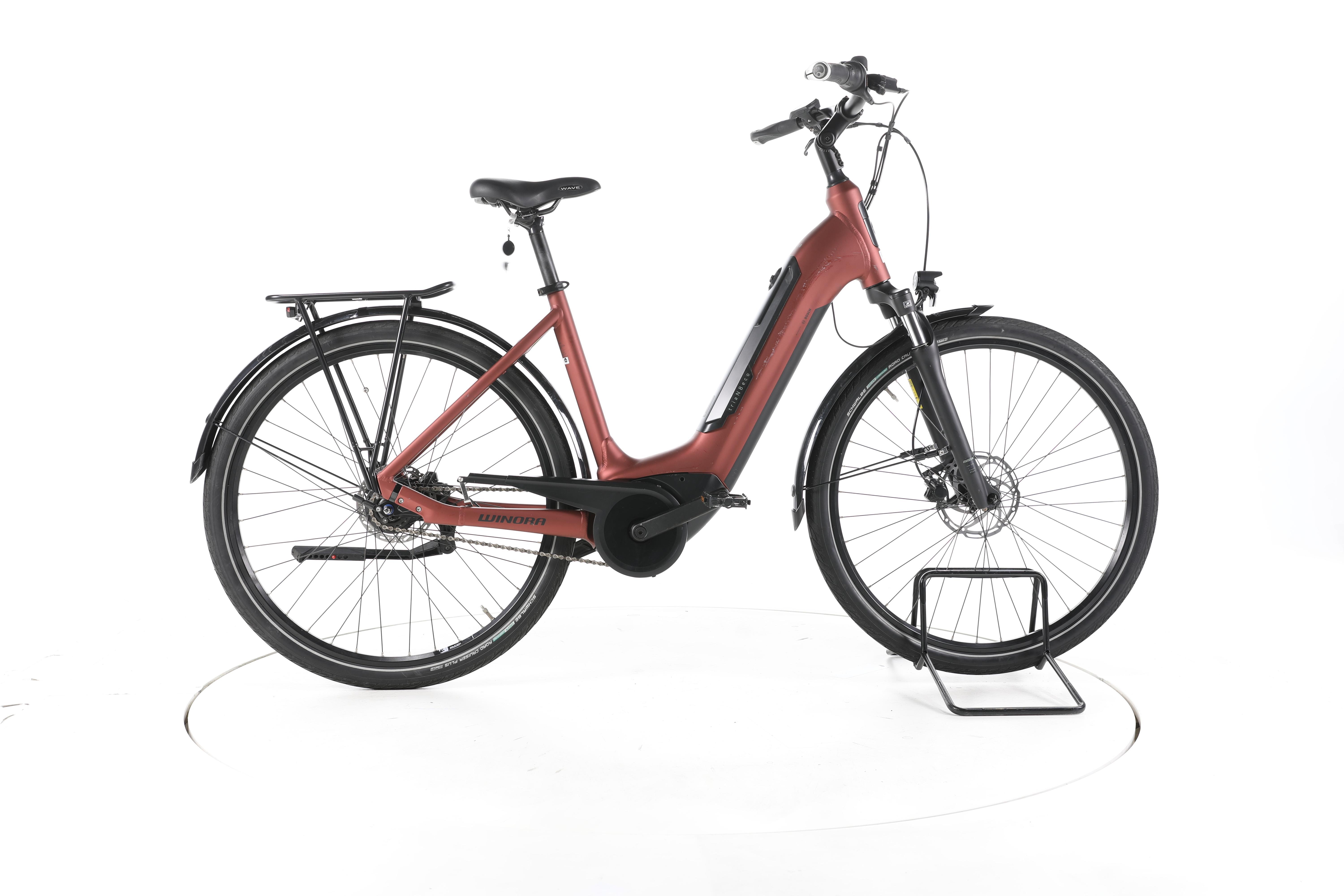 Second Life - Winora Tria N8 eco City E-Bike Niska rama - Bardzo dobry stan