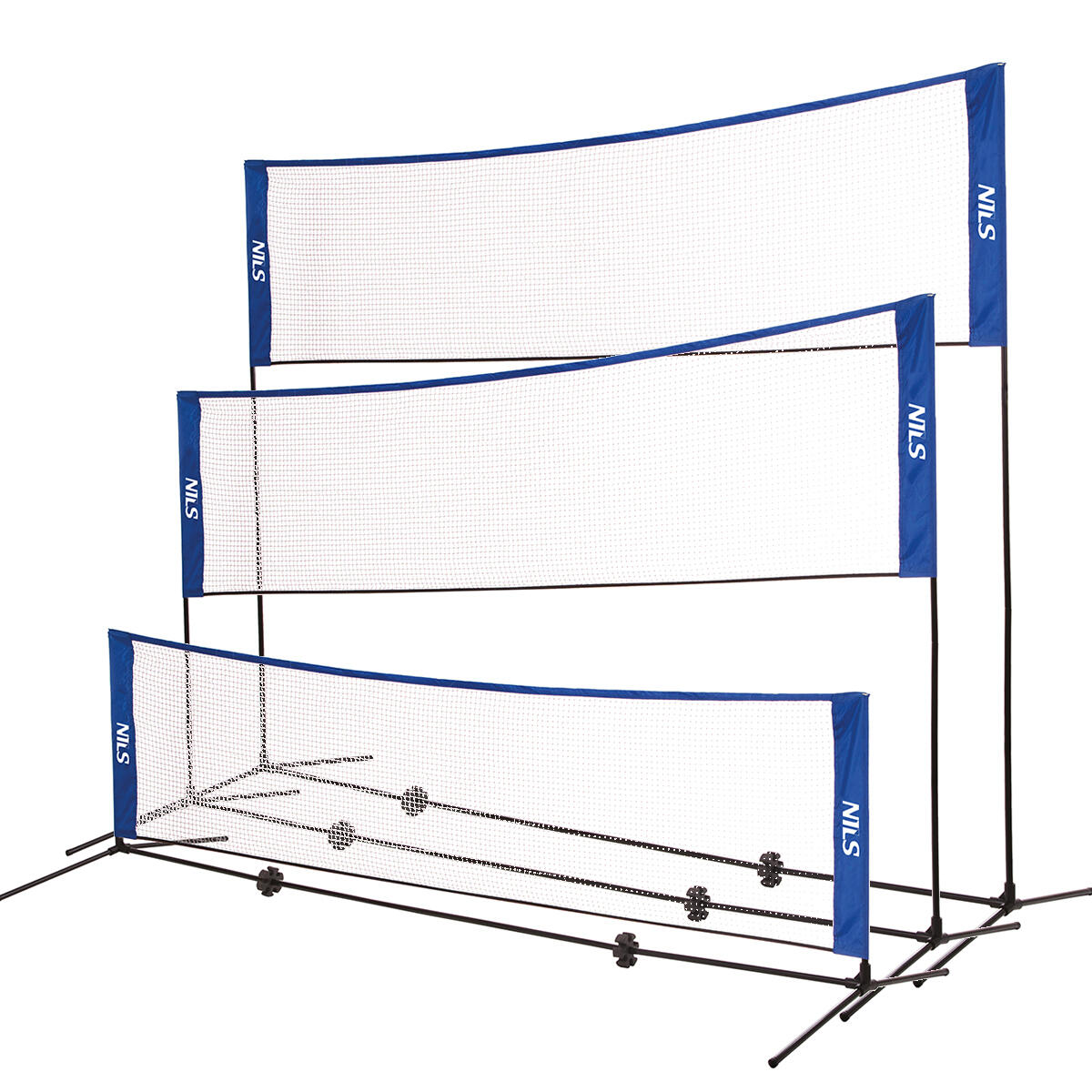 Siatka multifunkcyjna badminton/tenis/siatkówka Nils NT7111
