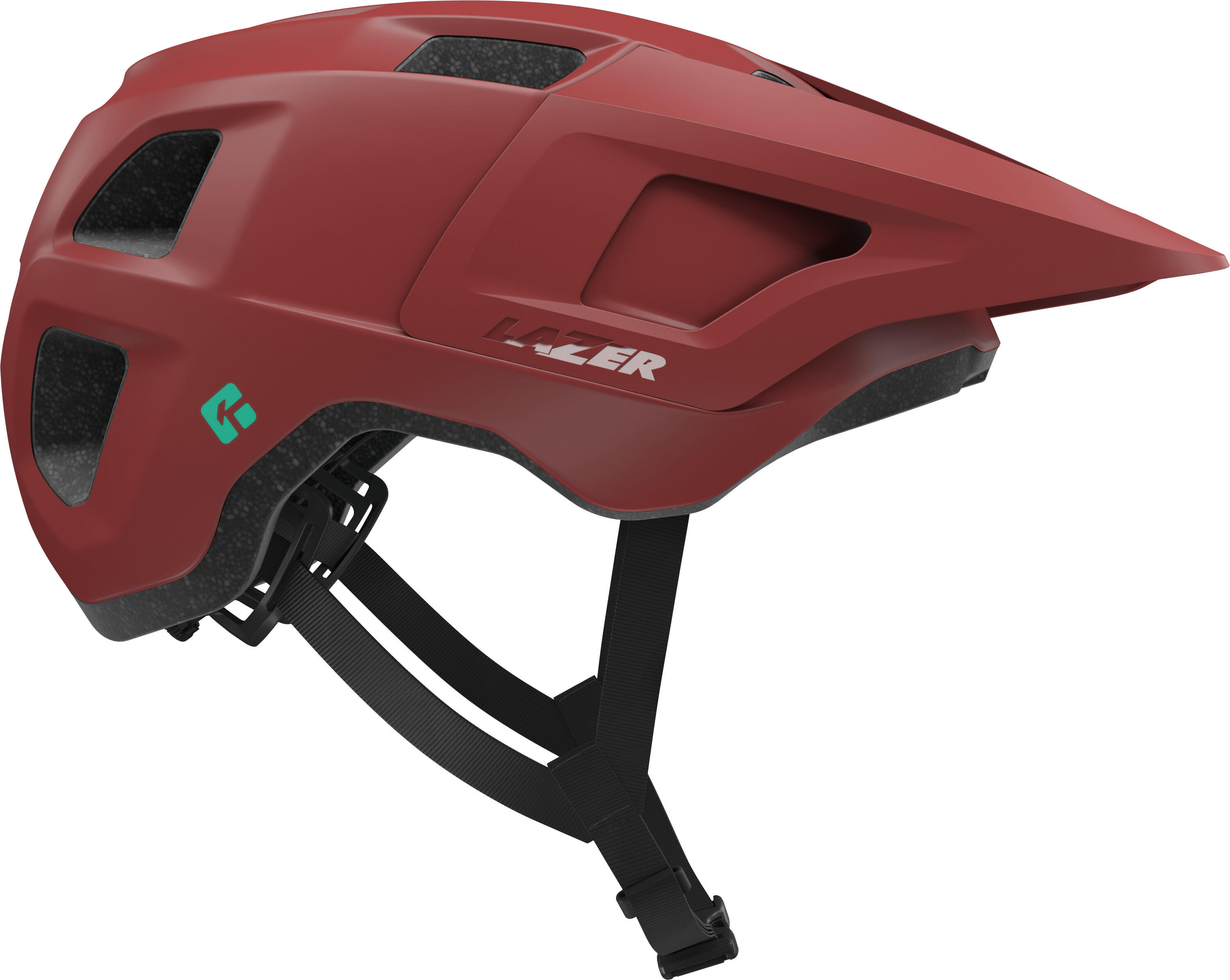 Kask rowerowy Lupo KinetiCore, matowy bordowy