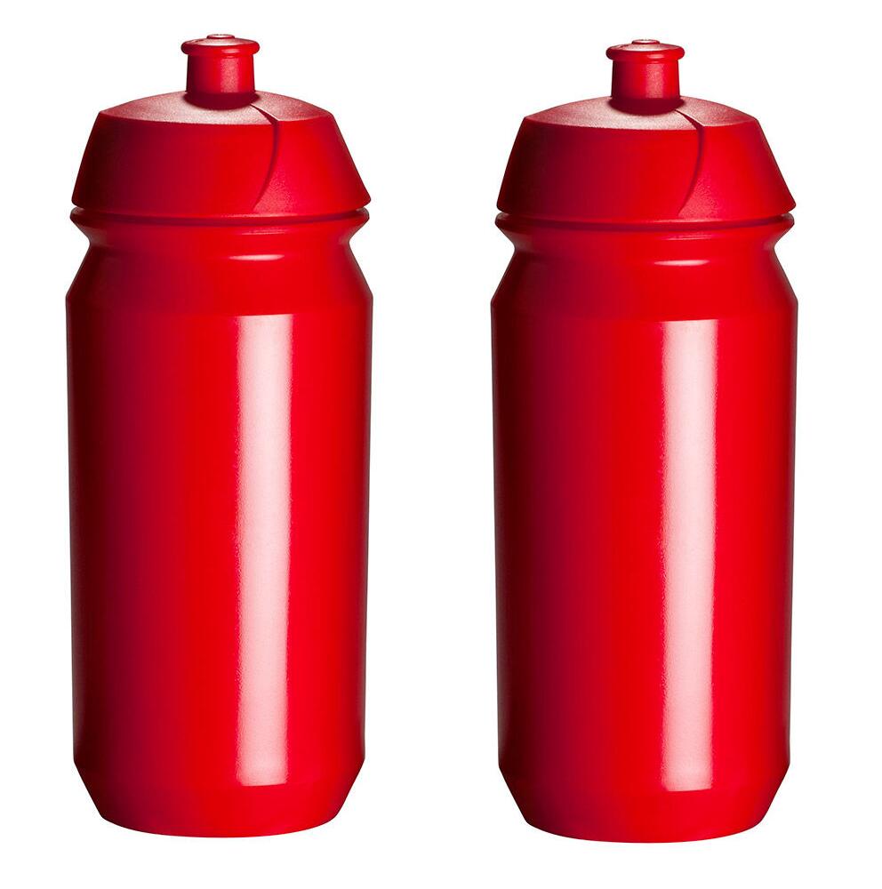 Butelka na napoje, czerwona, 2 sztuki – 500 ml