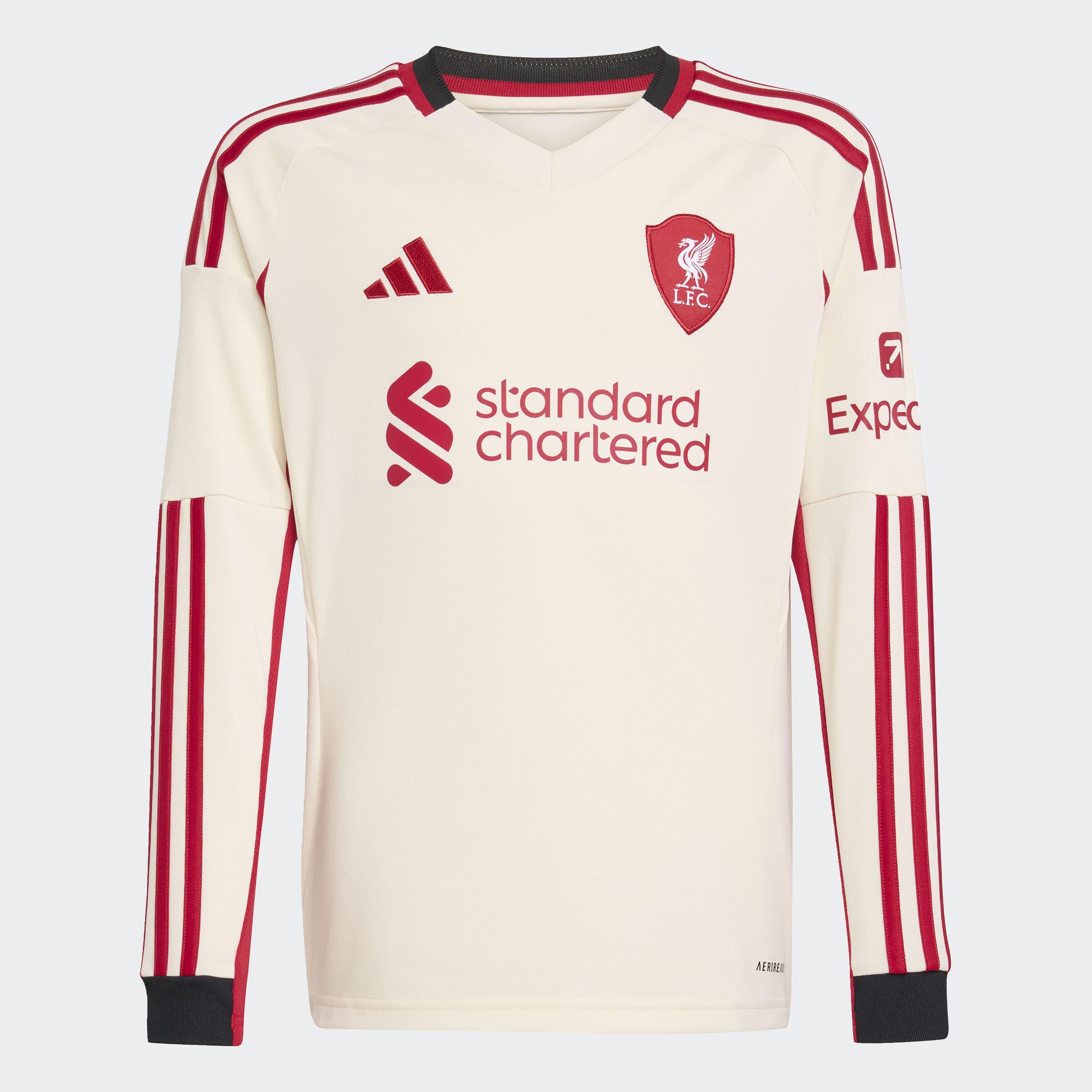 Wyjazdowa koszulka z długim rękawem Liverpool FC 25/26