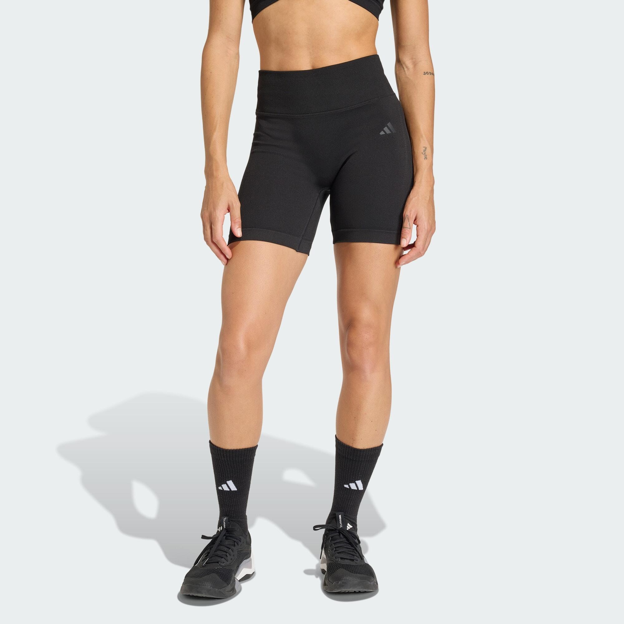 Legginsy Workout Essentials Scrunch z dzianiny o długości wewnętrznej strony