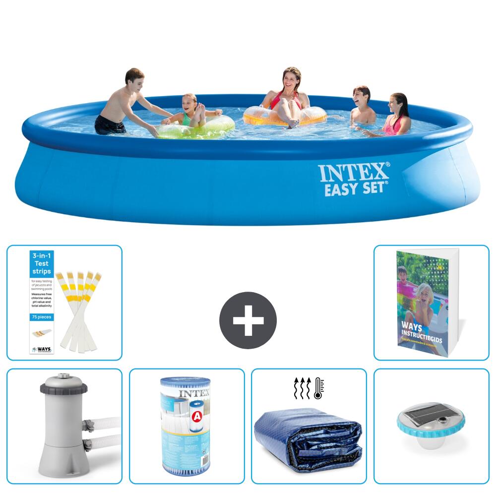 INTEX Basen Easy Set Okrągły - 457x84 cm - 7-częściowy S275