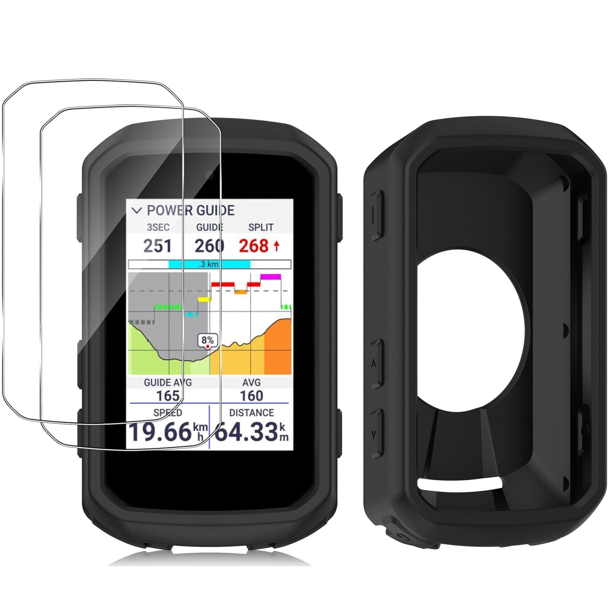 Zestaw ochronny – etui + 2 × szkło 9H – Garmin Edge 850 / 550