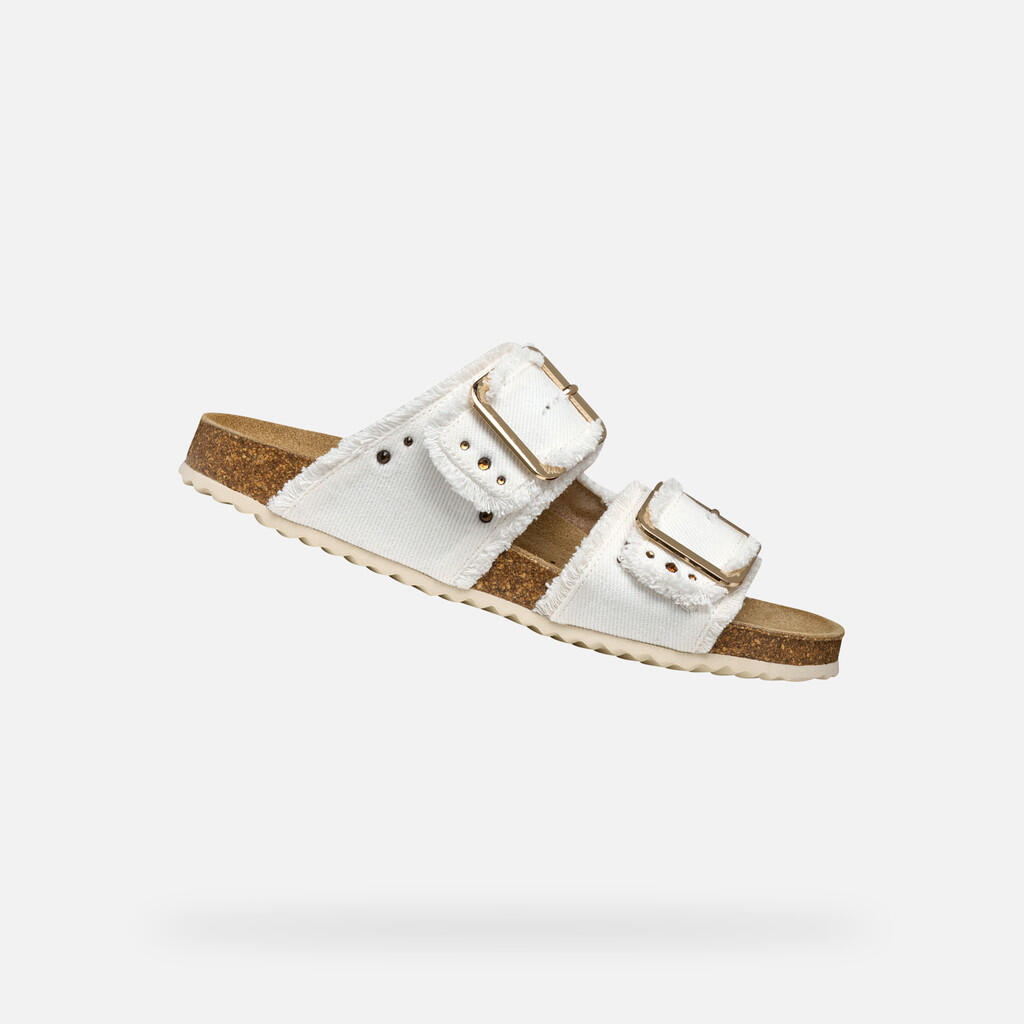Sandały GEOX D BRIONIA R Biały