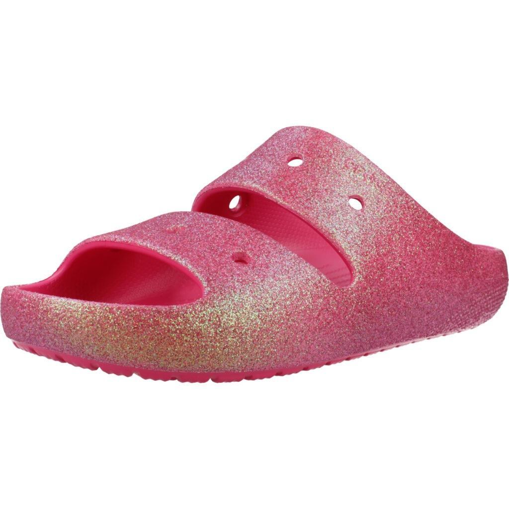 Sandały CROCS CLASSIC IRIDESCENT GLTTR Rose