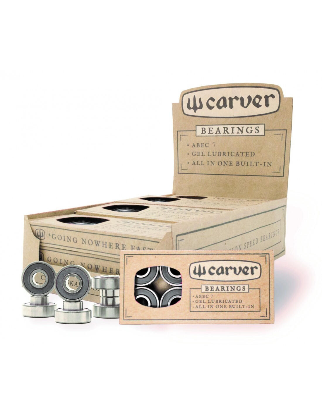 Łożyska - Abec 7 (12 sztuk) - Carver