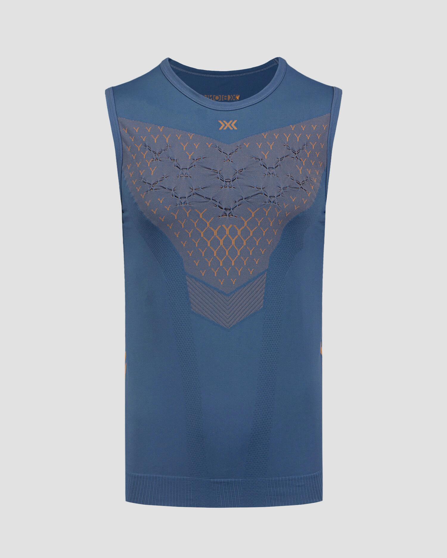 Top termoaktywny męski X-Bionic Twyce Run Singlet Blue