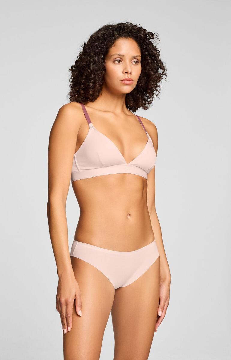 Puma figi damskie Invisible Cotton 2-pak Jasnoróżowe