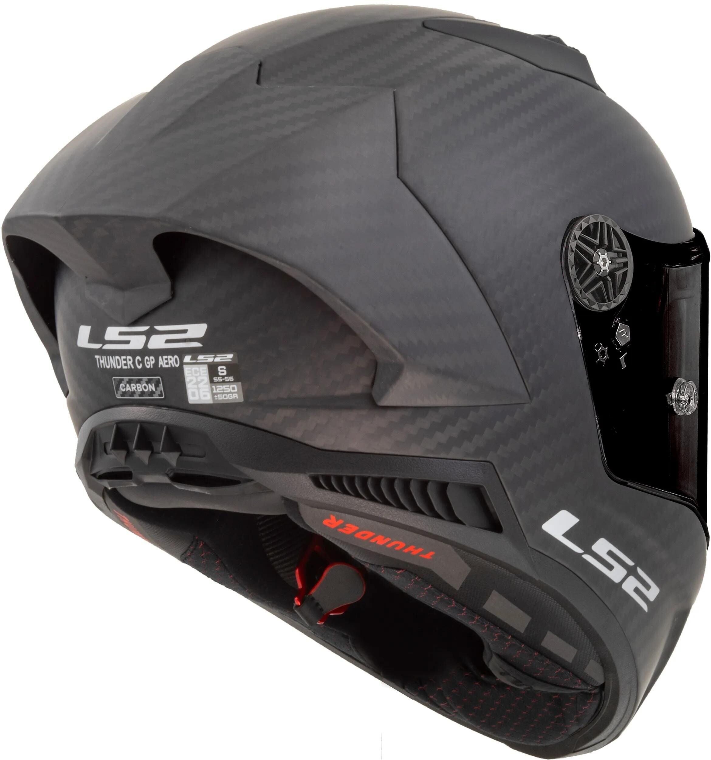 Kask integralny LS2 FF805 Thunder Carbon GP Aero L czarny matowy