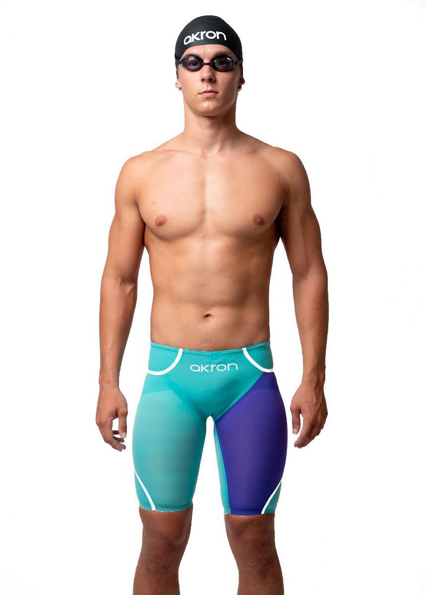 Akron Venom Hero Mens Jammers - Tiffany / Violet - Rozmiar 20