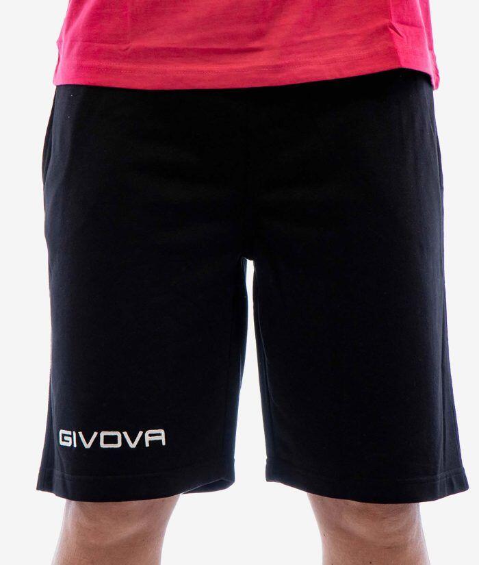 Sportowe Bermudy Givova Friend Czarne 2xl