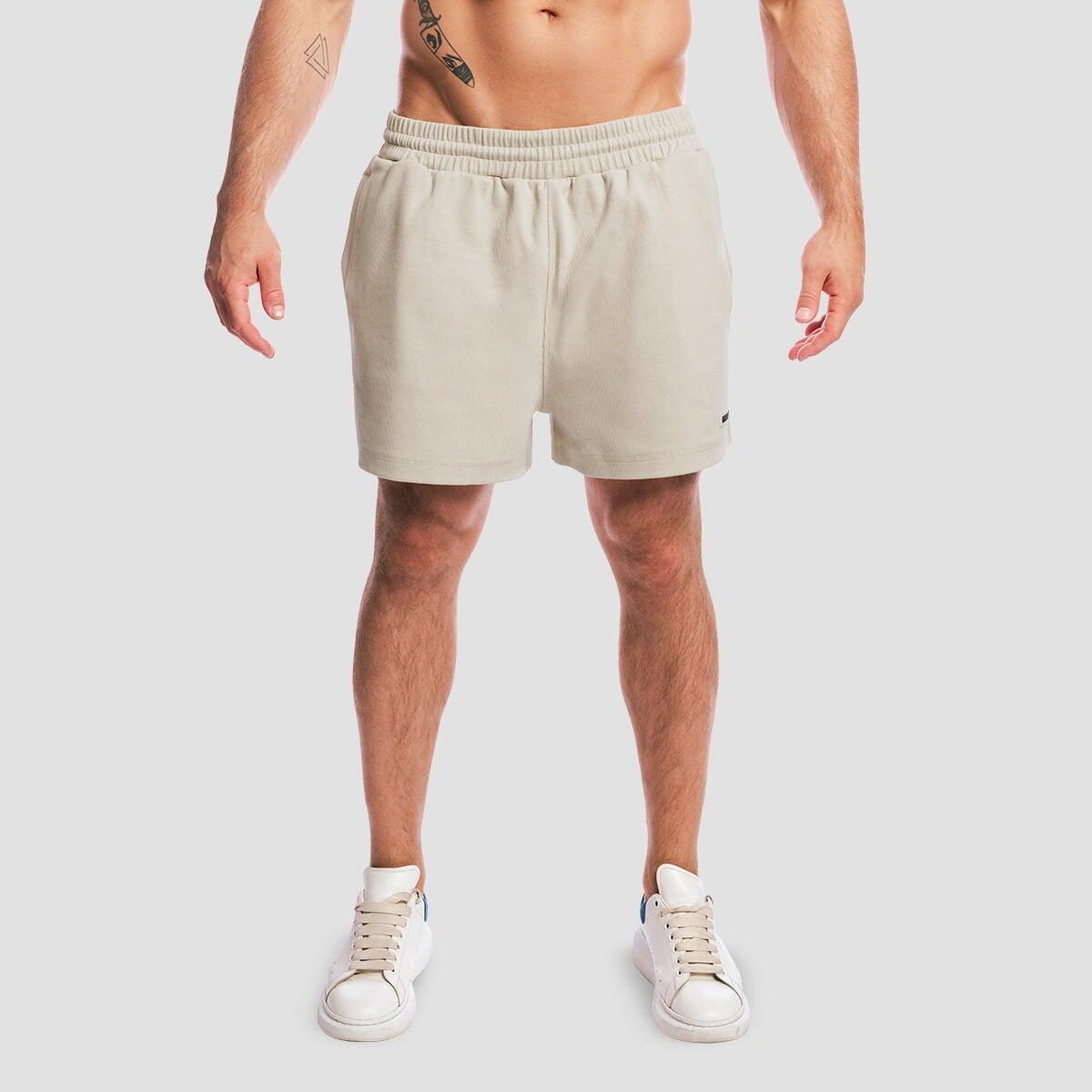 Szorty męskie fitness oversize szare Aura