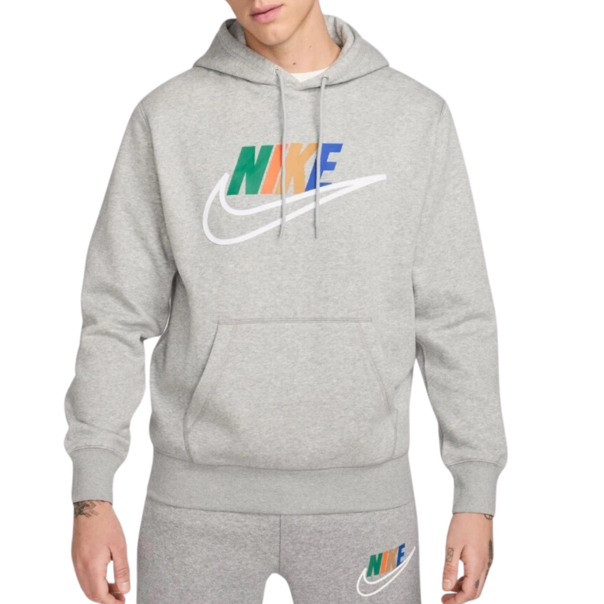 Bluza z Kapturem Club Futura Rozmiar L Szary - FZ0772-063