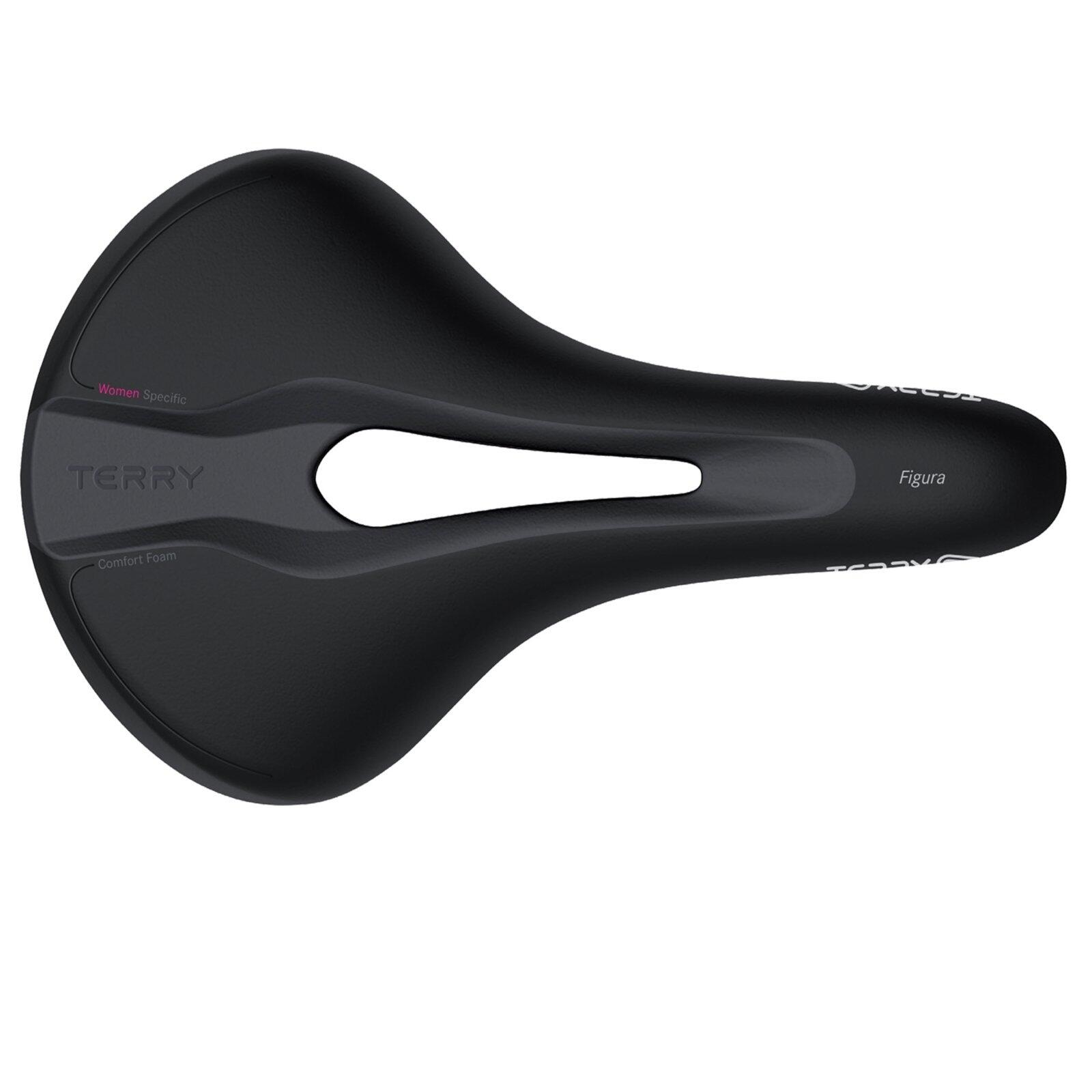 Siodełko Rowerowe Figura Damskie - Czarne