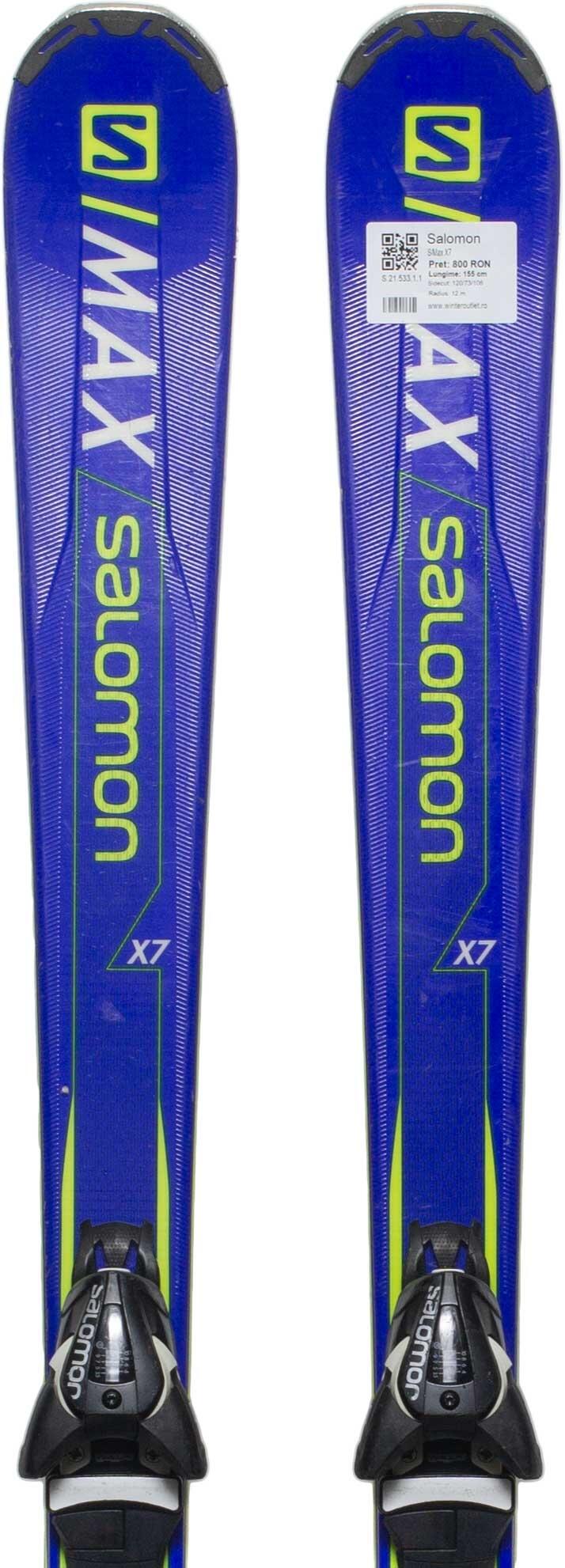 Second Life- Narty SALOMON S/Max X7, 176 cm- Stan bardzo dobry
