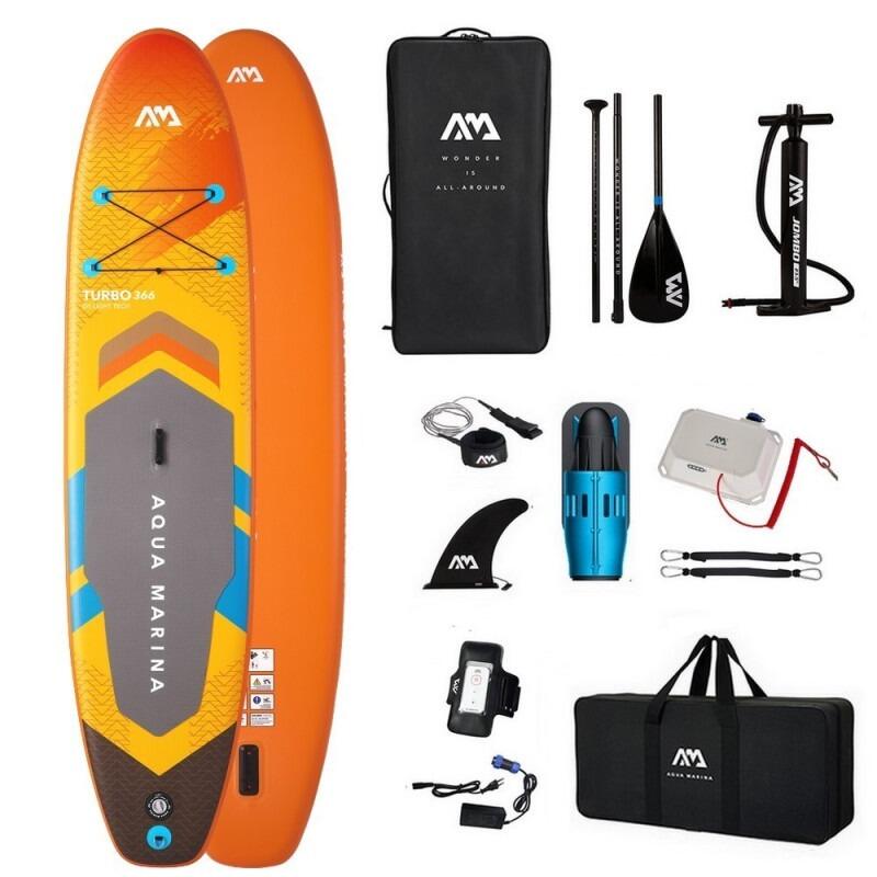 Deska SUP z napędem elektrycznym Aqua Marina GO TURBO 366 z silnikiem BlueDrive