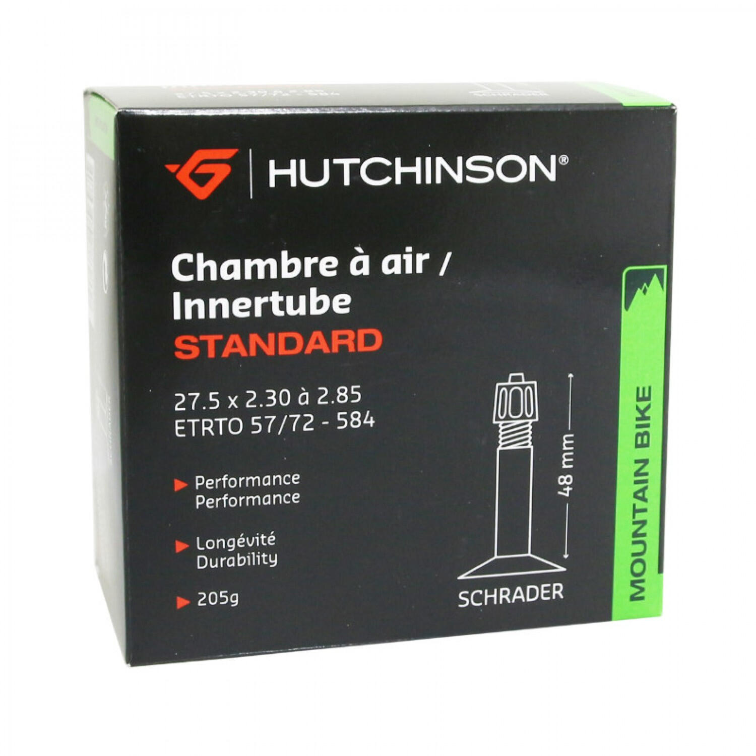 Zawór Schradera komory powietrznej Hutchinson 27.5 x 2.30-2.85 48 mm
