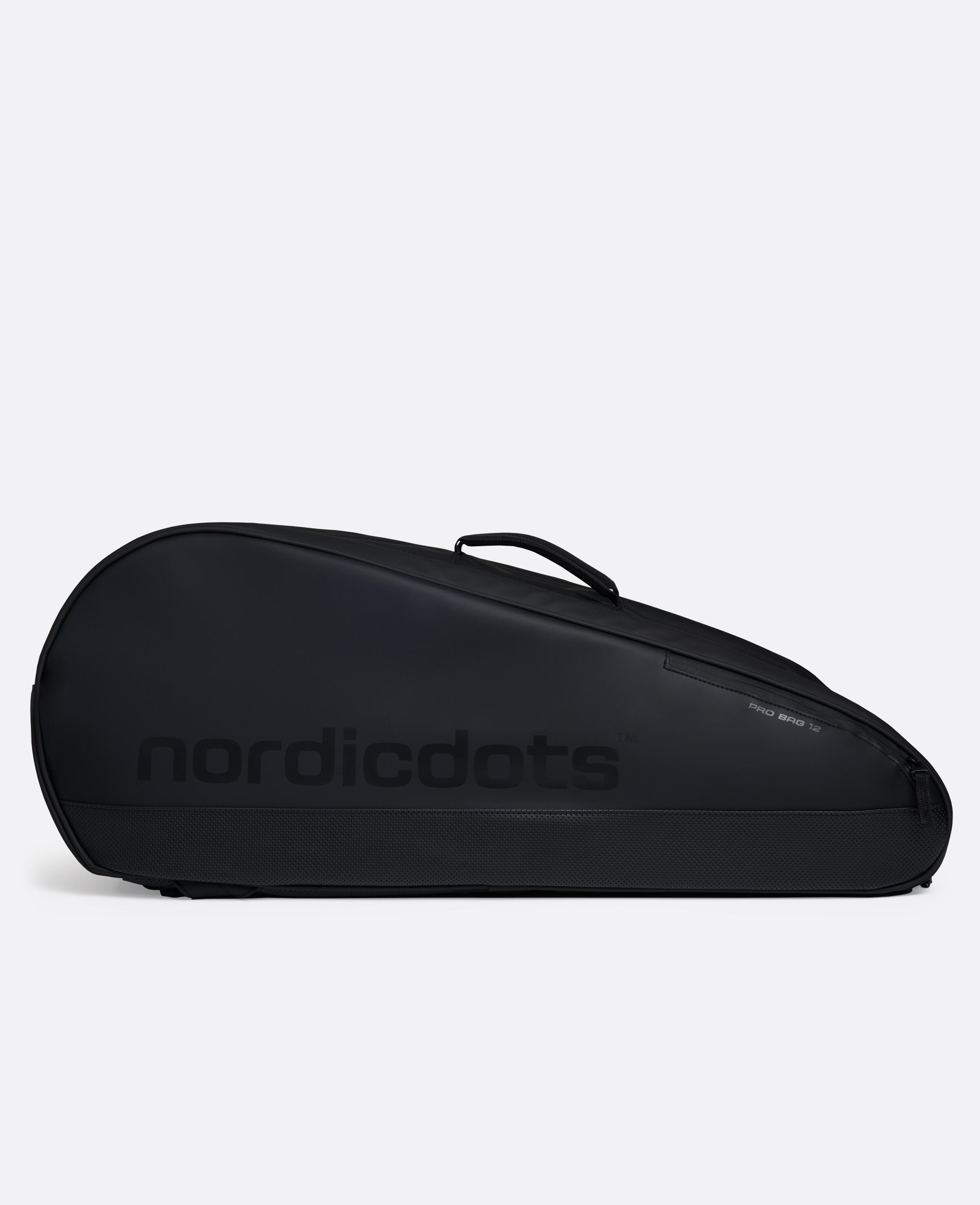 Torba tenisowa dla dorosłych na 12 rakiet PRO – Stealth Black