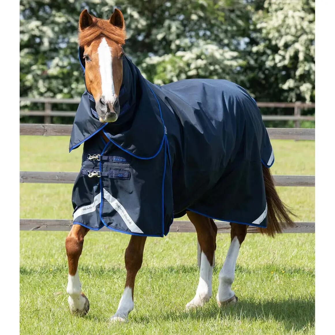 Wodoodporna derka dla konia z osłoną szyi Premier Equine Buster 40g